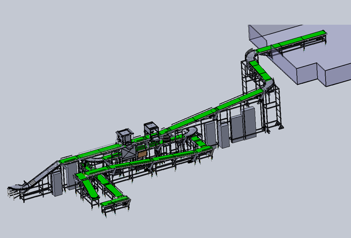 MAP 1 Automatic conveyor line With Vision system